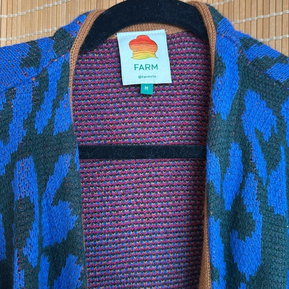 Farm Rio Multi-Leopard Sweater - Picture 2 of 3